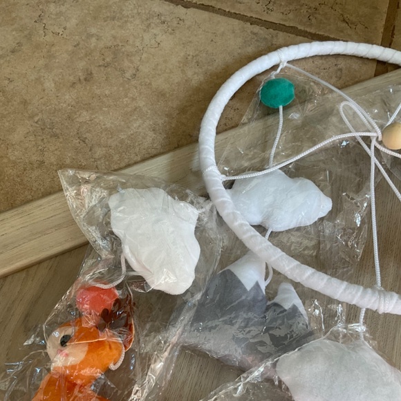 New baby mobile with outdoor mountain animals clouds trees nature infant - Picture 6 of 14